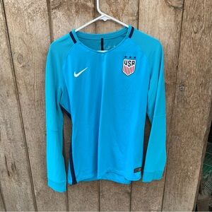 Nike Aeroswift Women's Football Soccer Sweatshirt USA Large Goalkeeper 2016